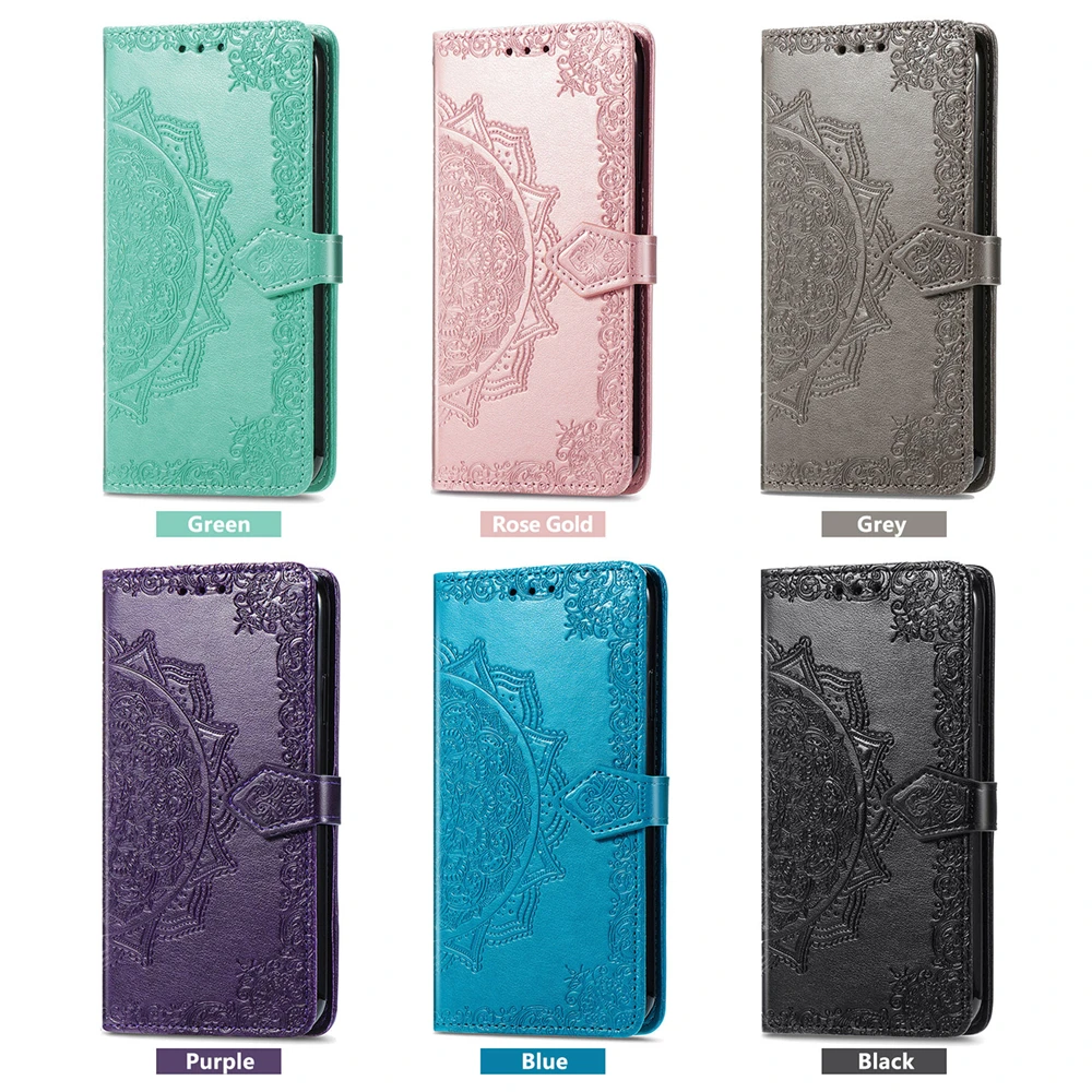 

For SHARP Sumaho 6 Phone Case National Embossed Floral Cute Wallet Cases For SHARP Aquos R7 P7 Case Anti-fall Flip Cover