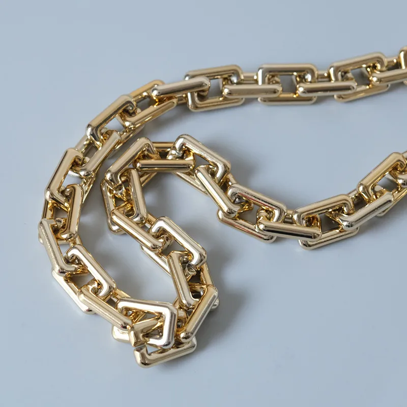 Ladies One Shoulder Handbag Bag Chain Accessories Golden Chain Replacement Unfading Thick Chain Arm Handbag Chain Bag Parts