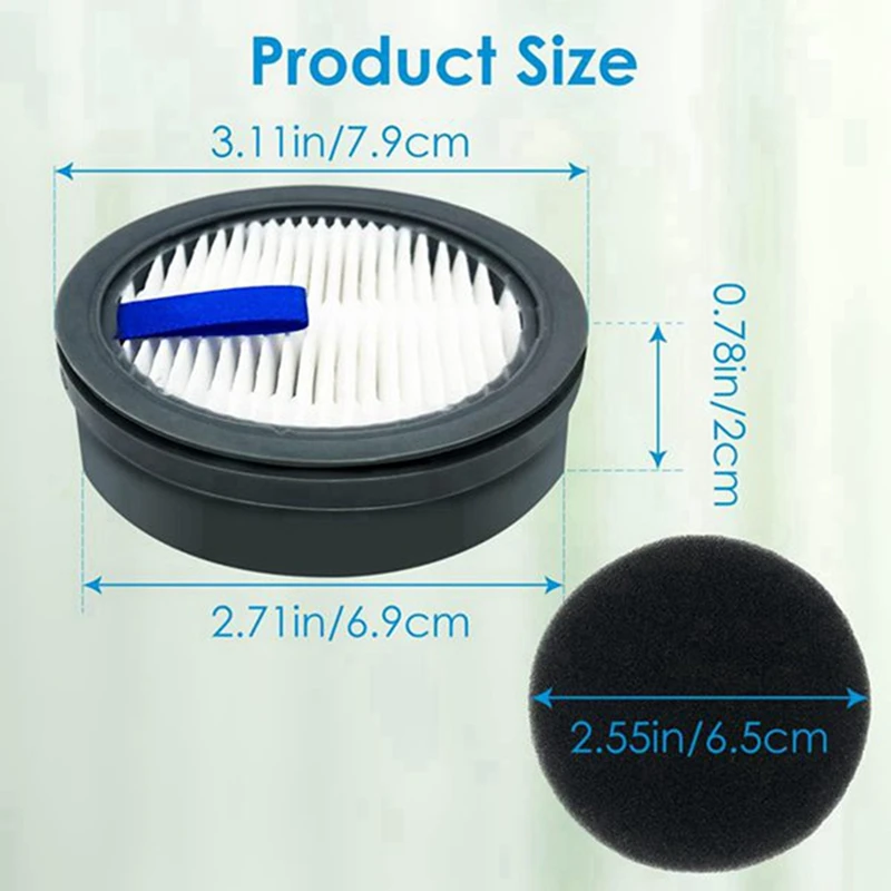 HEPA фильтр пластиковый для Afoddon A200PRO/A200 orfeld-b08/C10A/C10G беспроводного пылесоса серии