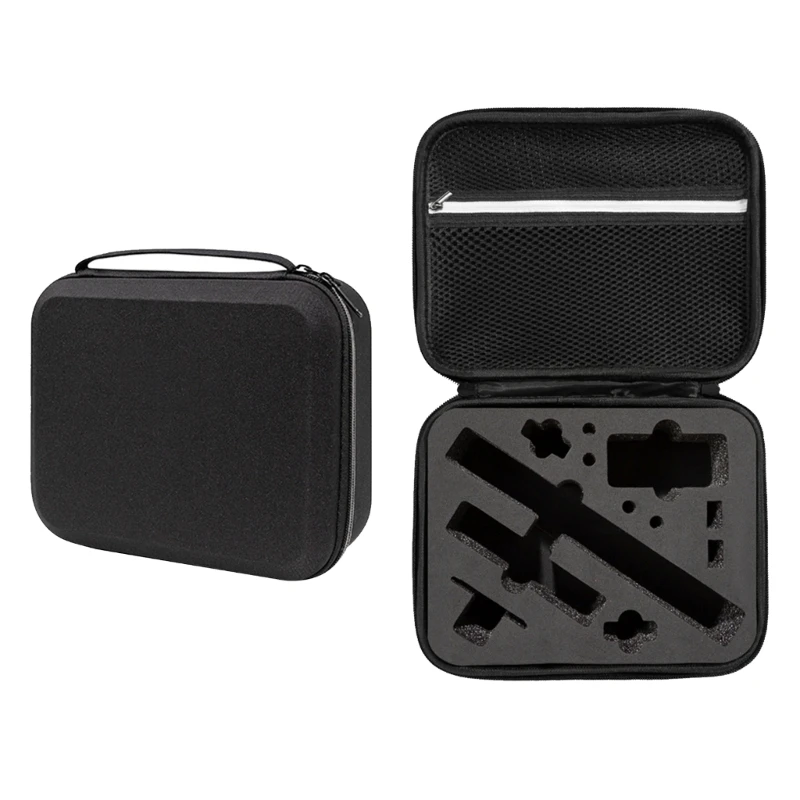 

Portable Hard Case Black Carrying Storage Box for DJI Action 4 Camera for Travel Home Office, Case Only W3JD