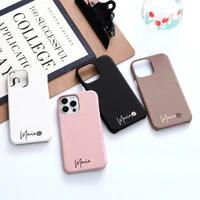 custom name cute small pattern leather phone case for iphone 13 pro max 12 13 11 12 pro max x xr xs max 7 8 plus se 2020 cover