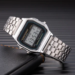 Imported New Digital LED Watch for Men Multifunction Alarm Electronic Clock Waterproof Simple Men LED Watches