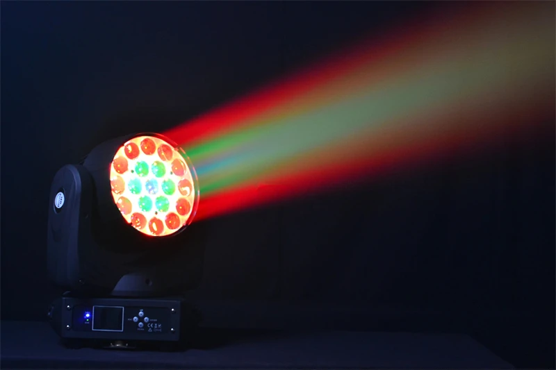 4pcs Disco wash moving head rgbw led 19x 15w 4in1 zoom 3 ring control movinghead light