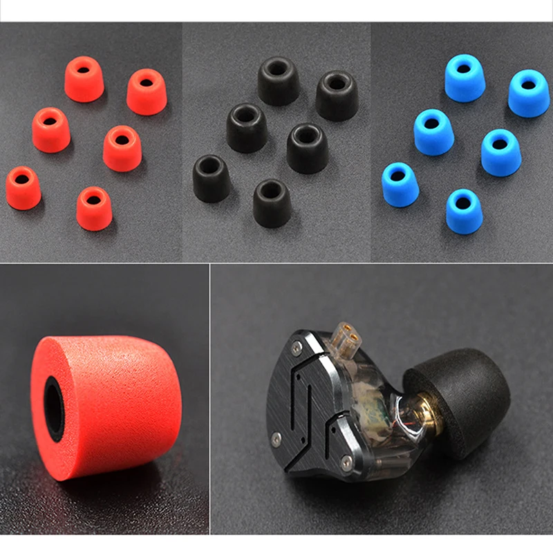 6 шт. шумоизоляционные удобные амбушюры Kz из пены с эффектом памяти |