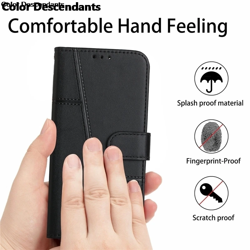 Чехол-книжка для Xiaomi Poco F6 Pro флип-чехол Xiomi POCO PocoF6 F 6 кожаный защитный чехол