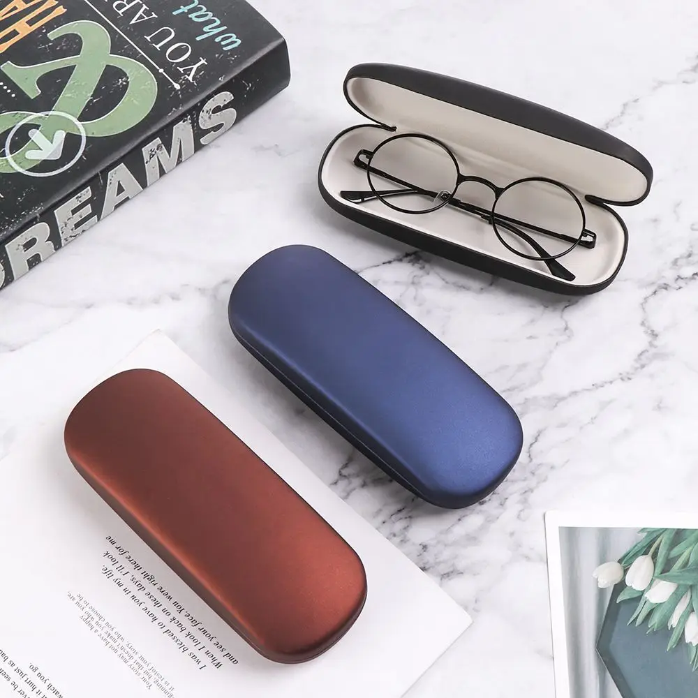 

New Fashion Eyewear Accessories PU Pearlescent Reading Eyewear Case Eyewear Protector Myopia Glasses Case Glasses Box