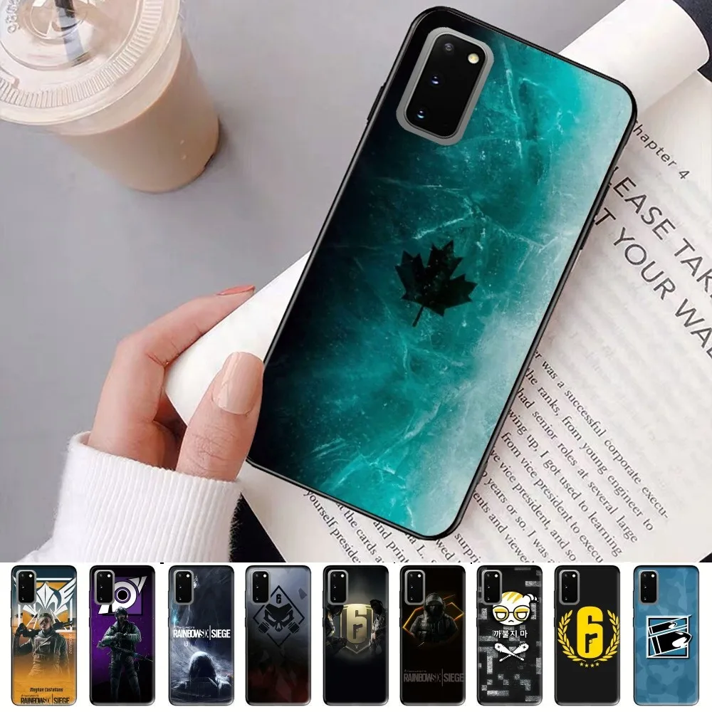 Чехол для телефона Game Rainbow S-Six S-Siege Samsung S 9 10 20 21 22 23 30 24 Plus Lite Ultra FE S10lite Fundas