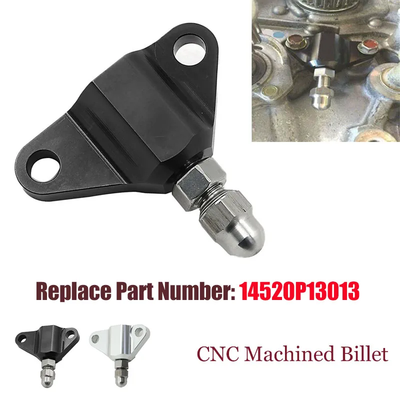 

CNC Billet 6061-T6 Aluminum Manual Timing Belt Tensioner 14520P13013 replace For Honda Prelude H22 H23 F20 engine