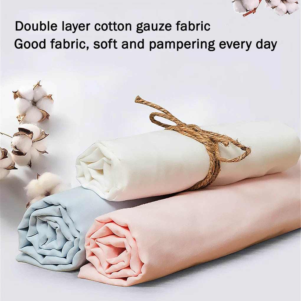 

Cotton Gauze Fabric Sewing Double Layer Cotton Gauze Cloth Baby Napkin Bibs DIY Fabric Sewing Material Supplies 100x150cm
