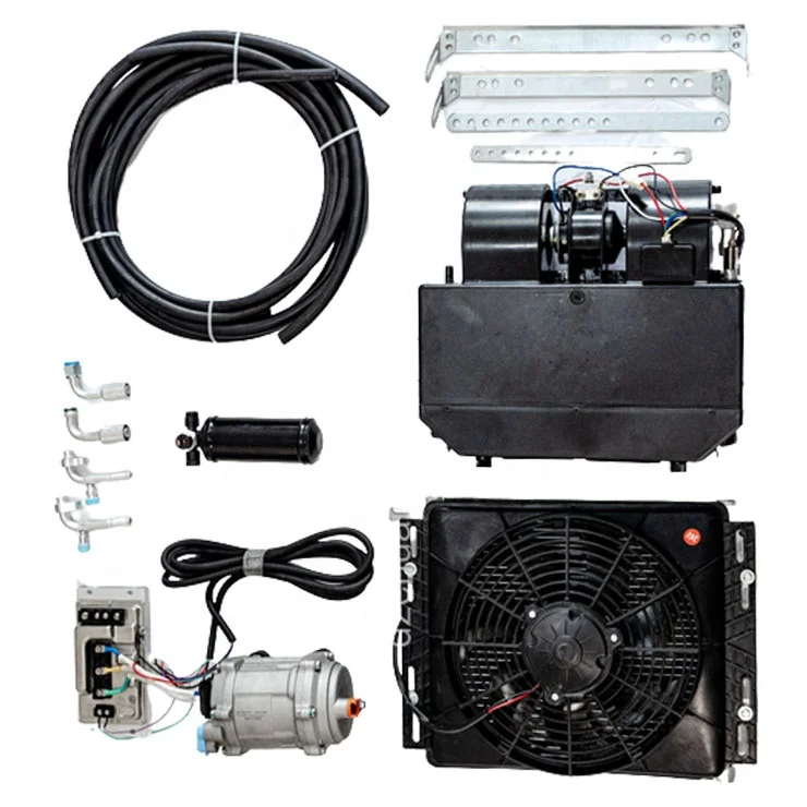 12 Volt Caravan Truck Parking Portable Ac Air Conditioner For Car