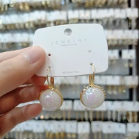 s925 silver needle pearl stud earrings fashion korean style all match high end small fresh fashion temperament earrings women