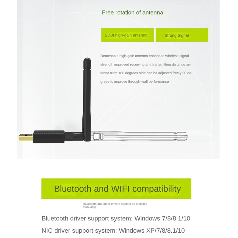 Wi-Fi Bluetooth-адаптер EDUP 600 Мбит/с два диапазона |