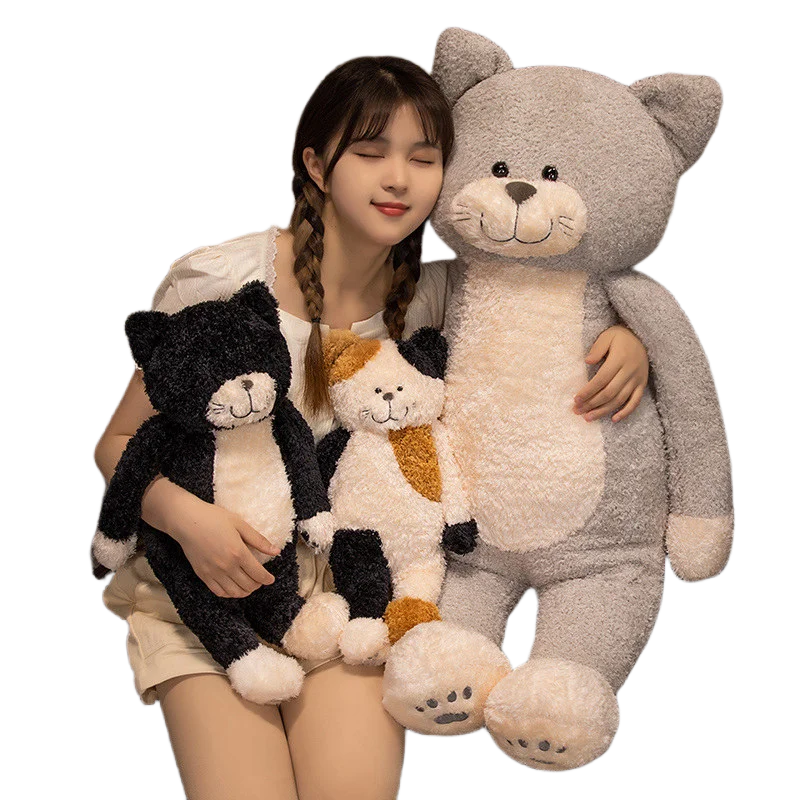 

Мультяшная японская плюшевая подушка в виде кота с длинными ногами из аниме, мягкая милая мягкая подушка, мягкая подушка в виде сердца для девочки, подушка для подарка на день рождения