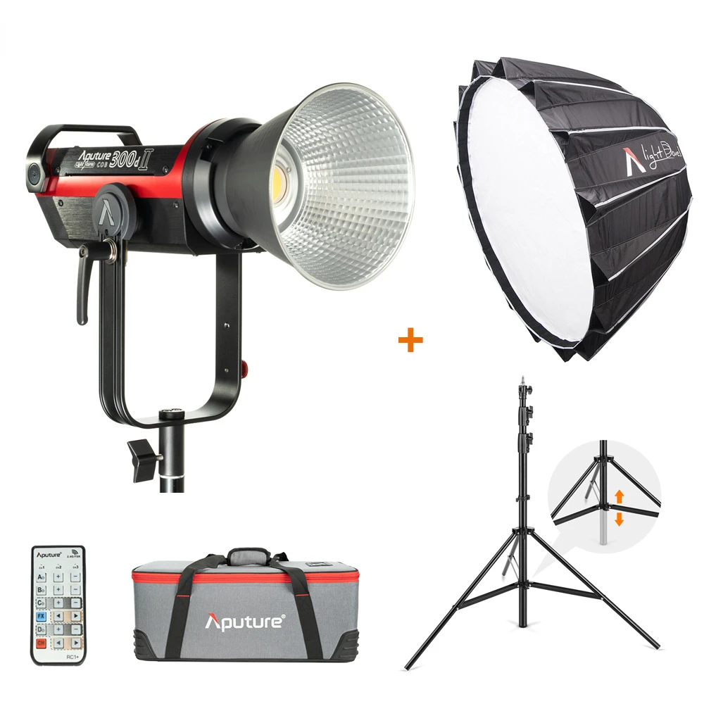

Aputure LS C300d 2 300d II LED Video Light COB Light 5500K Daylight Bowens Outdoor Studio Light Photography Lighting For Youtube