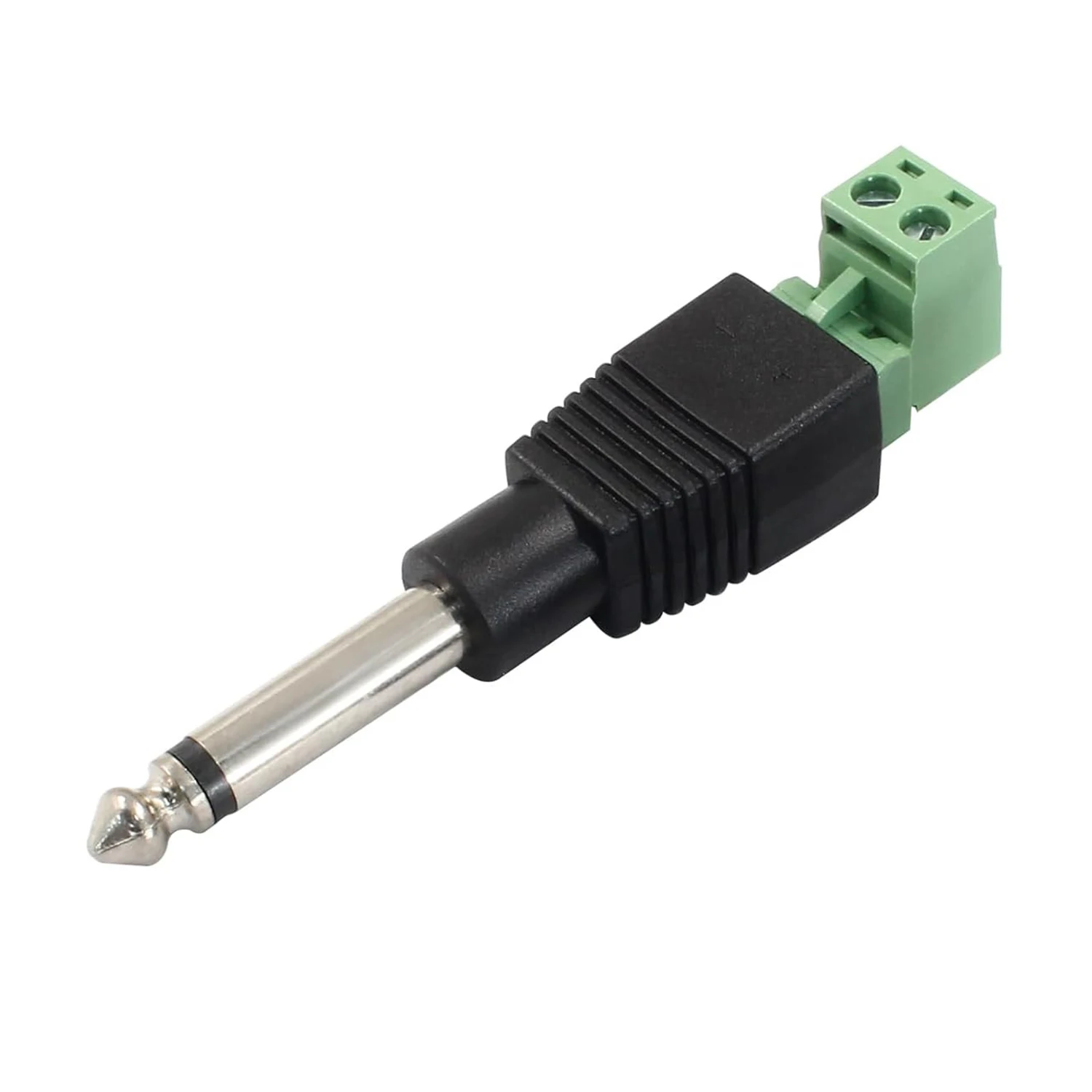 1 шт. 6 35 мм 1/4 &quotмоно TS штекер к AV винт видео балун клемм адаптер болт микрофон