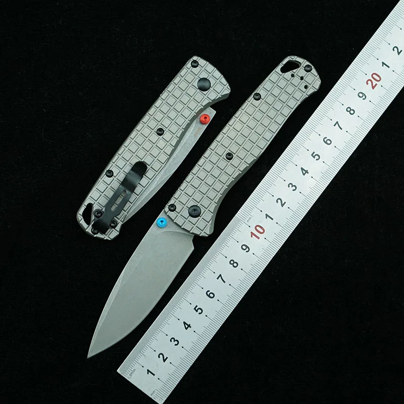 

LEMIFSHE 535Ti D2 Steel Folding Knife Mark M390 Blade Titanium Handle Outdoor Camping Hunting Survival Kitchen Utility EDC Tool