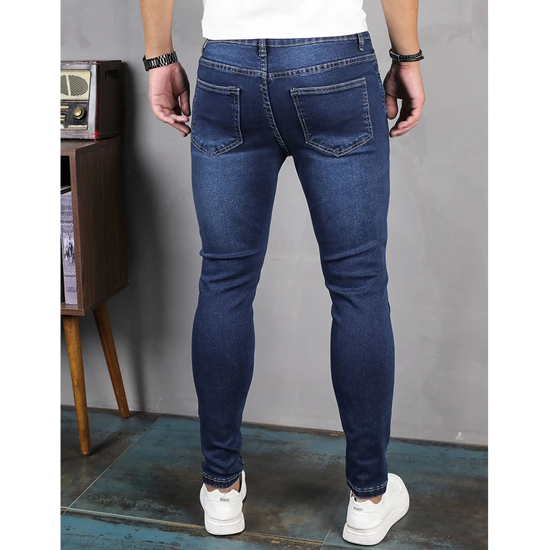 Men's Stretch Skinny Jeans 2023 Black High Quality Classical Denim Trousers  Men Clothing Jeans For Men Fashion Streetwear Pants