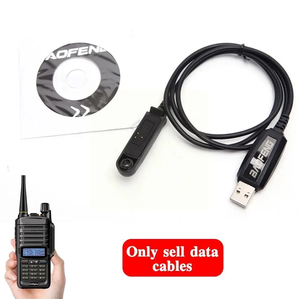 

Baofeng Usb Programming Cable Walkie Talkie Data Cable Coding Cord K Port Program Wire For Uv-9r Plus A58 Bf-9700 Accessori H4v9