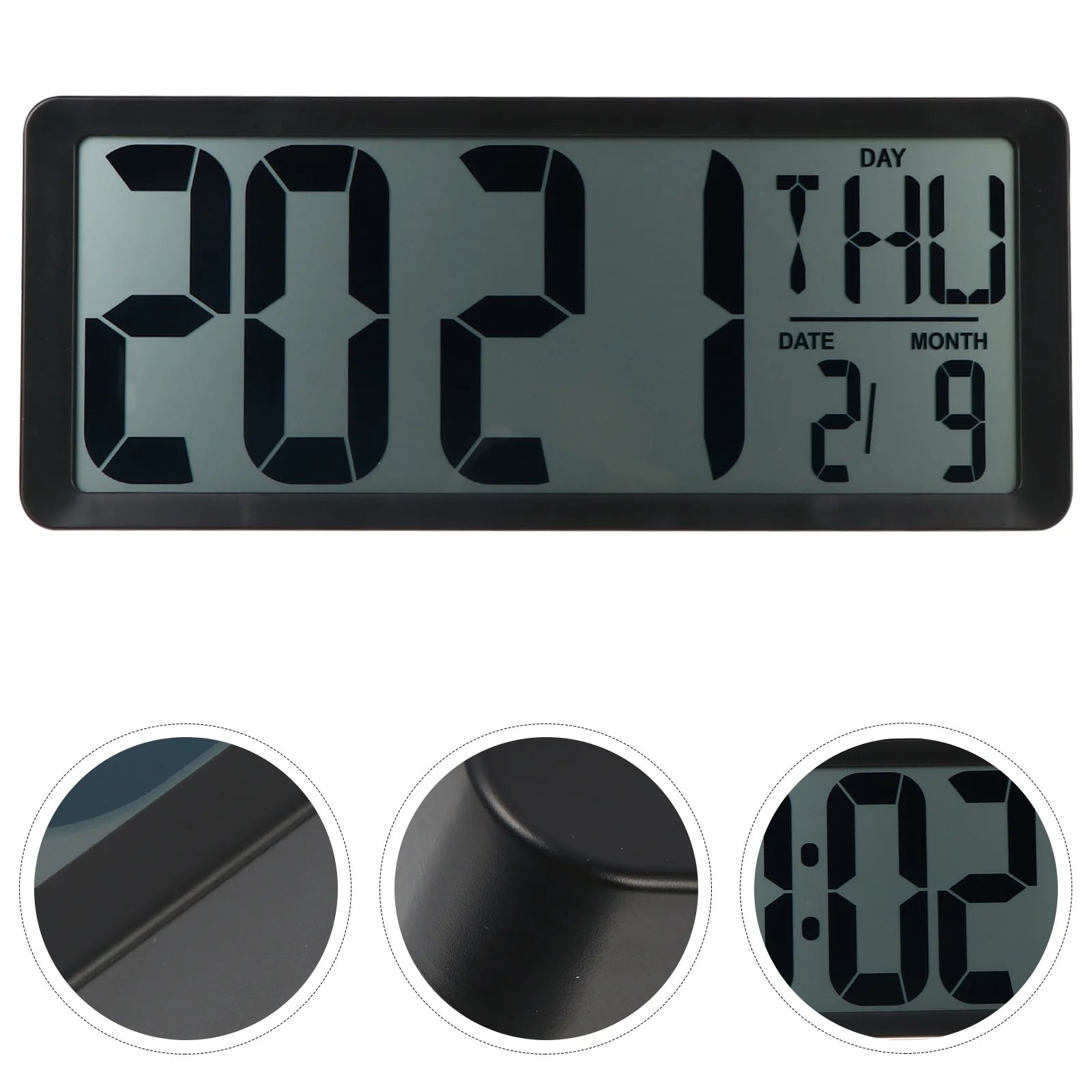 

1pc Electronic Alarm Clock Versatile Fashion Bedside Alarm Clock Digital Alarm Clock for Wall Desktop