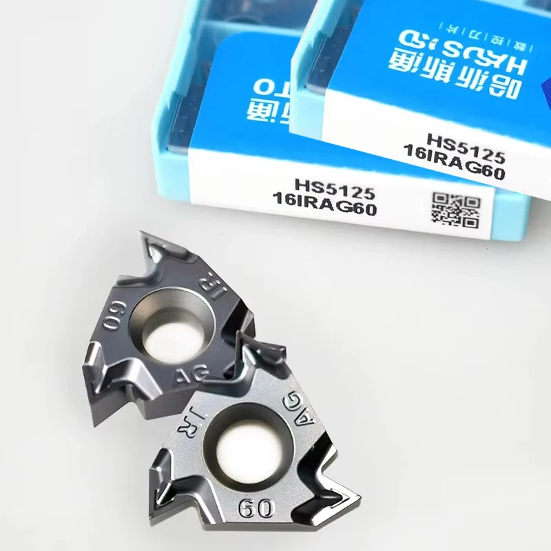 

11IR 16IR 22IR A55 AG55 G55 N55 A60 AG60 G60 N60 HS5125 HS5225 Токарный станок с ЧПУ Режущие инструменты Твердосплавные резьбовые вставки