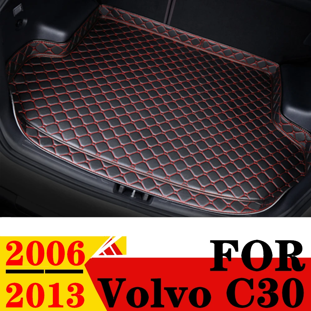

Car Trunk Mat For Volvo C30 2006 07-2013 High Side Waterproof Rear Cargo Cover Carpet Pad AUTO Parts Tail Accessories Boot Liner