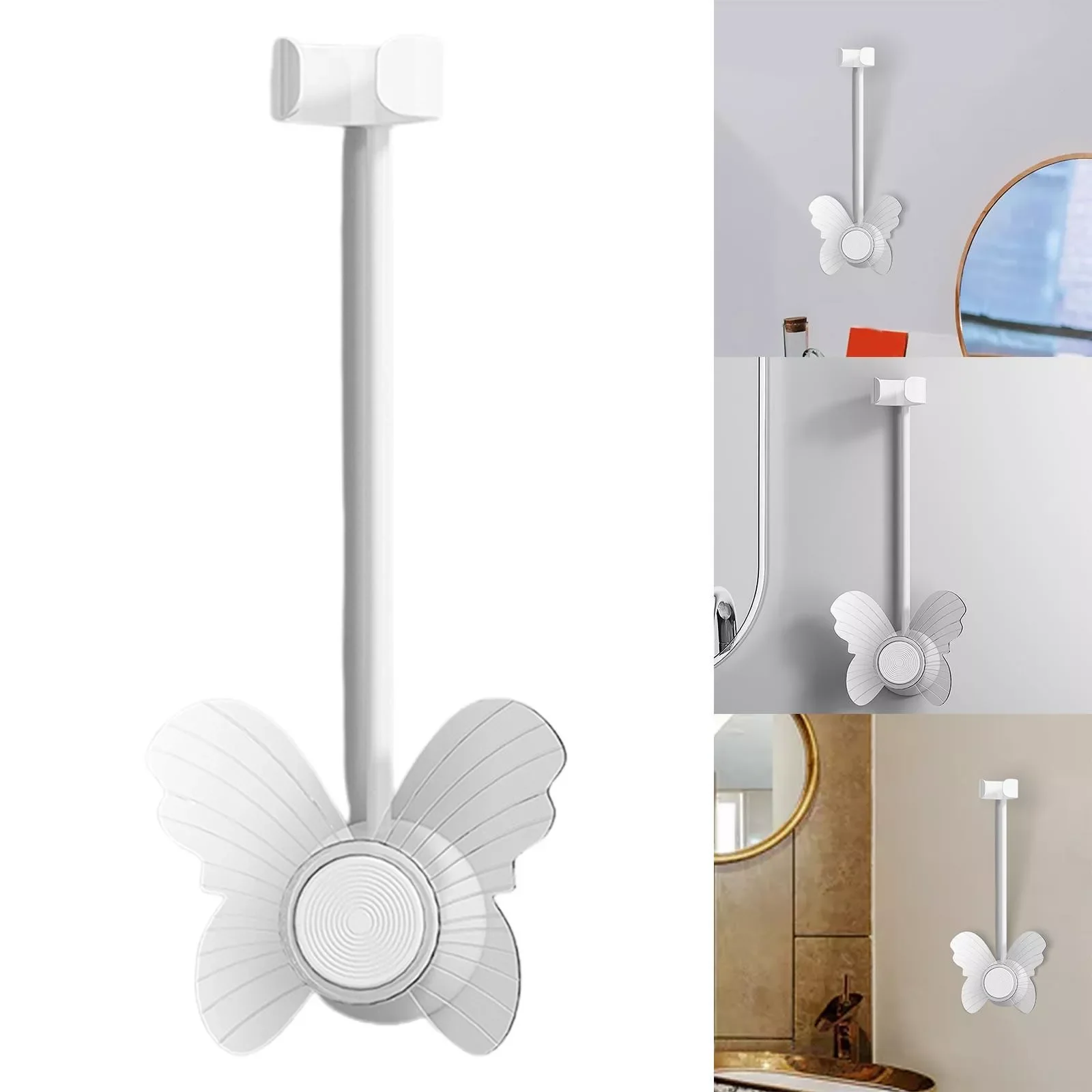 

2022 Wall Mounted Hair Dryer Holder Adhesive Decoration Lazy Rack Hair Tool
