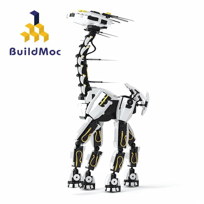 

Конструктор MOC Horizon с длинным горлом, механический жираф, монстр, игрушка-конструктор, подарок для детей