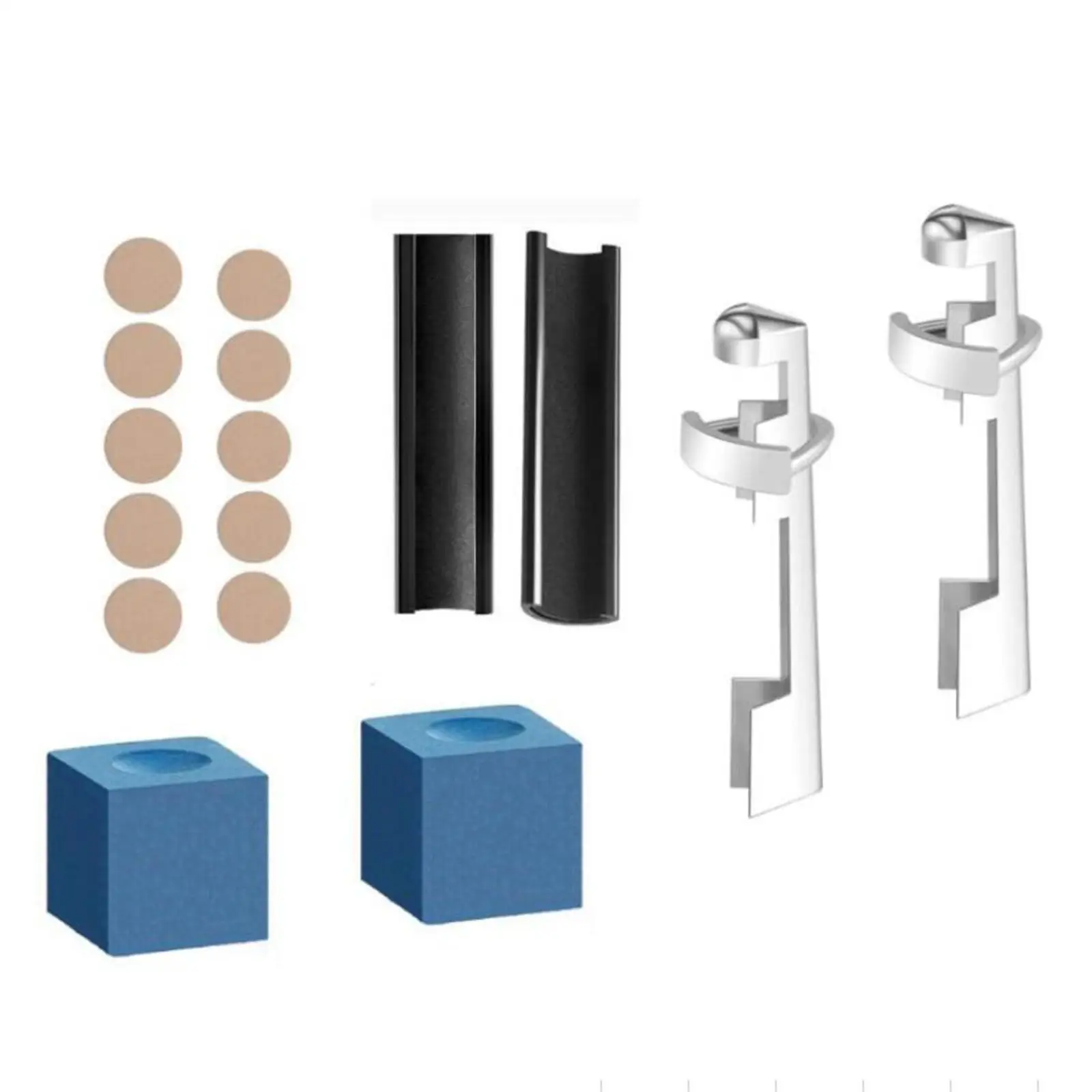 

16x Набор для ремонта бильярдного кия, набор для ремонта кия, набор для ремонта бильярдного кия, 10 наконечников для наконечников