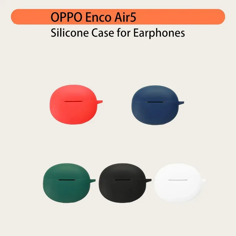 Фото Чехол Skinlee для OPPO Enco Air 5, матовый силиконовый противоударный мягкий чехол для OPPO Enco Air 5, задняя крышка. №1