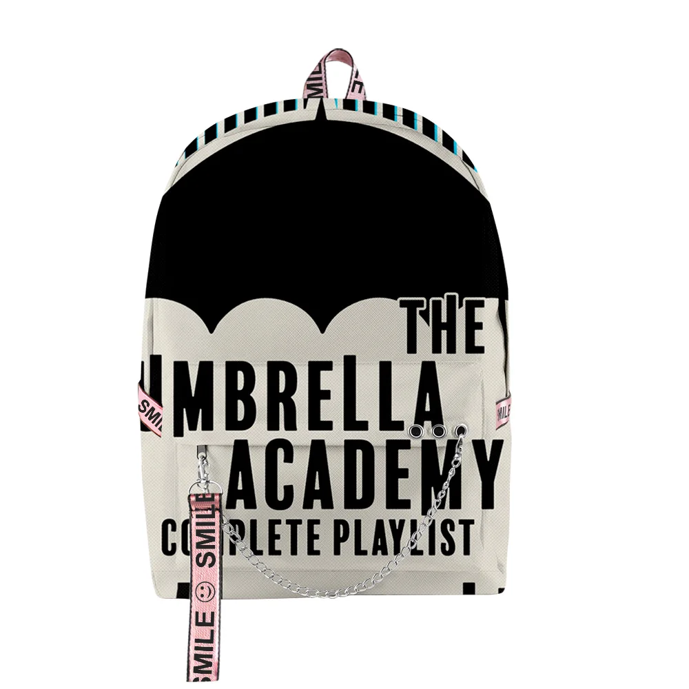 

Classic The Umbrella Academy Student School Bags Unisex 3D Print Oxford Waterproof Notebook multifunction Travel Backpacks