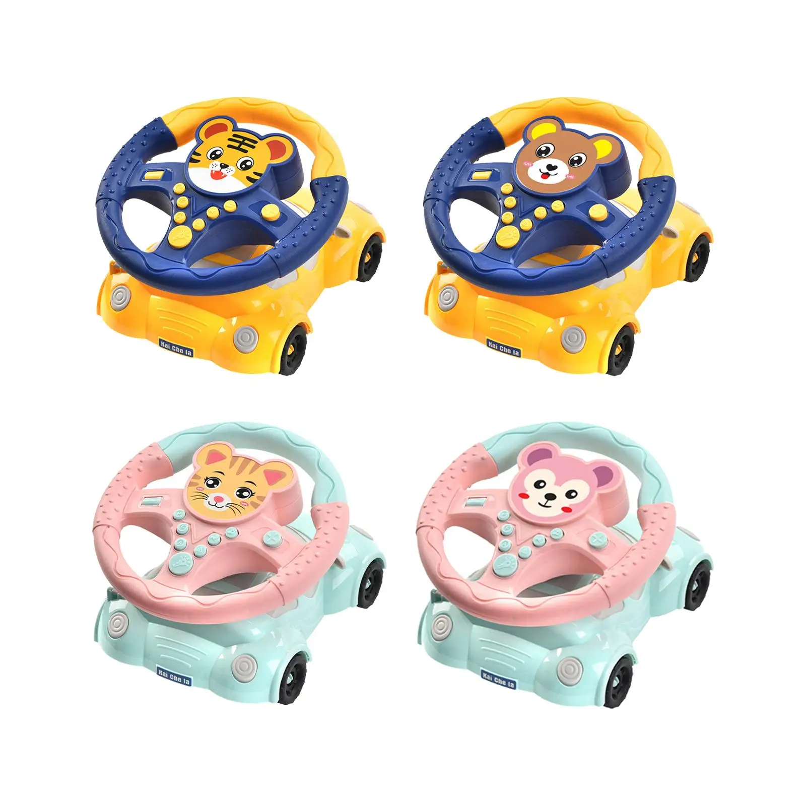 

Электрическая имитация рулевого колеса, автомобиль, игрушка со звуковыми и музыкальными эффектами, Детские Ранние развивающие игрушки, рол...