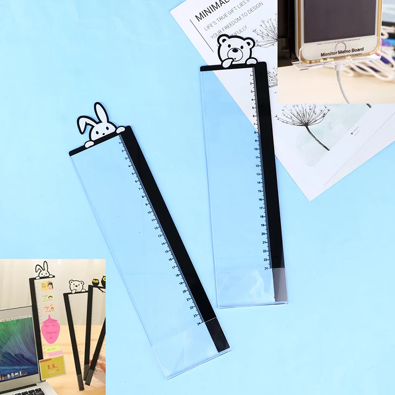 

Прозрачный компьютерный экран, боковая доска для сообщений, монитор, доска для записей, акриловая Пастельная доска для клейких заметок, дер...
