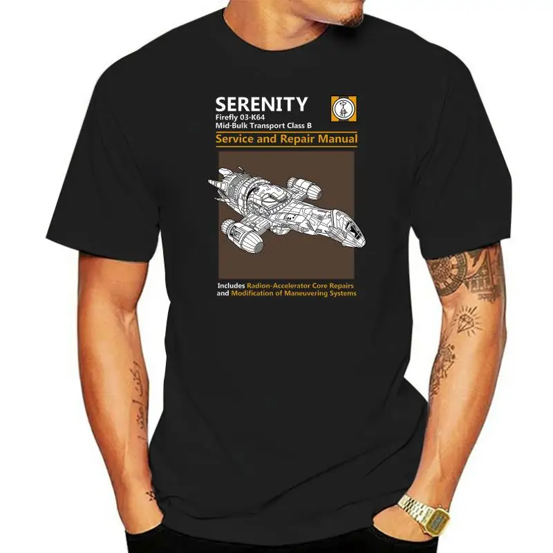 

Firefly Serenity Service and Repair Manual MenS T-Shirt 2022 Fashion Short Creative Printed T-Shirt MenS Tee Customize Tee