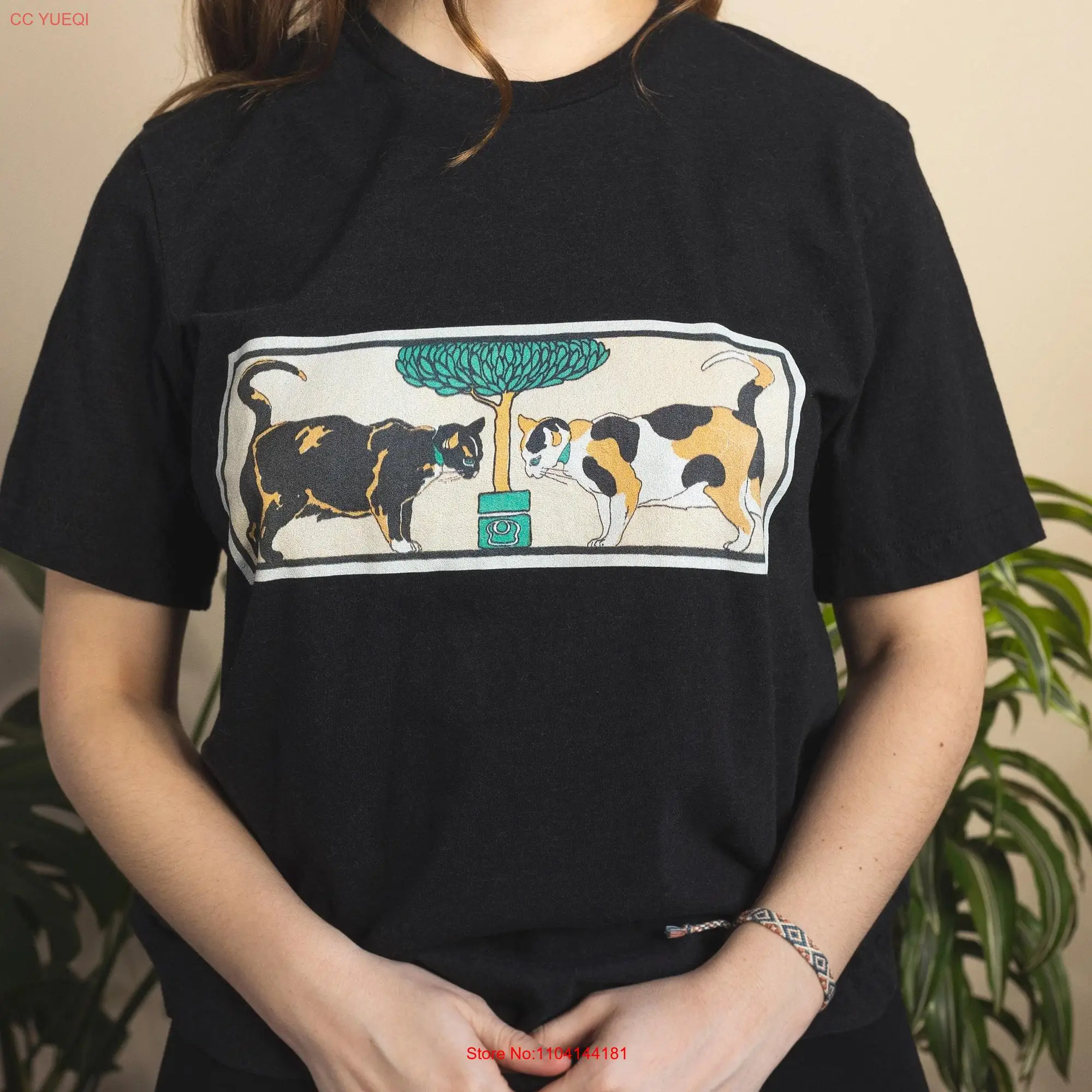 Винтажная футболка с длинным или коротким рукавом в стиле ретро