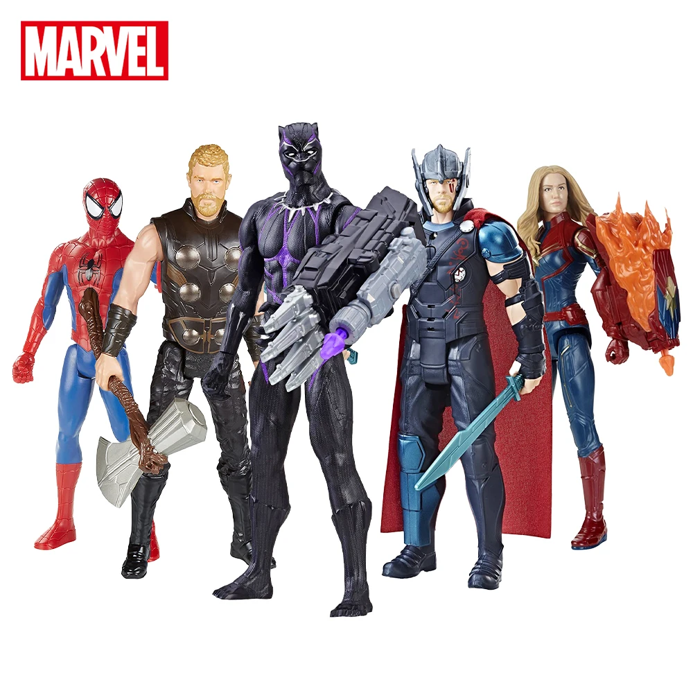 Экшн-фигурки героев комиксов Marvel Черная пантера Человек-паук Тор Ragnarok сила FX