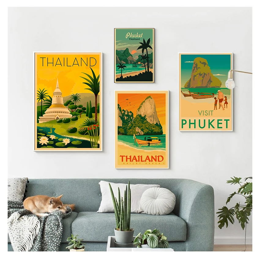 

5D алмазная живопись, Таиланд, путешествия, алмазная вышивка, мозаика, картины, гостиная, украшение для дома, ручная работа, искусство, подарок