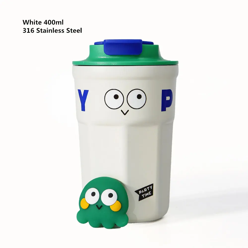 Термокружка Kawaii для выражений кофейная чашка девочек дорожный термос из