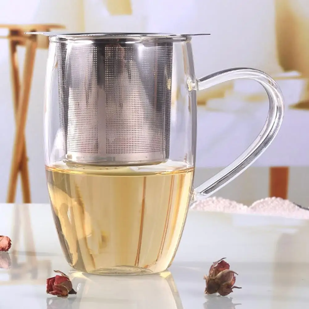 

Metal Tea Leak Filter Infuser Stainless Steel Loose Tea Leaf Spice Strainer Filter Herbal Spice Kitchen Accessories