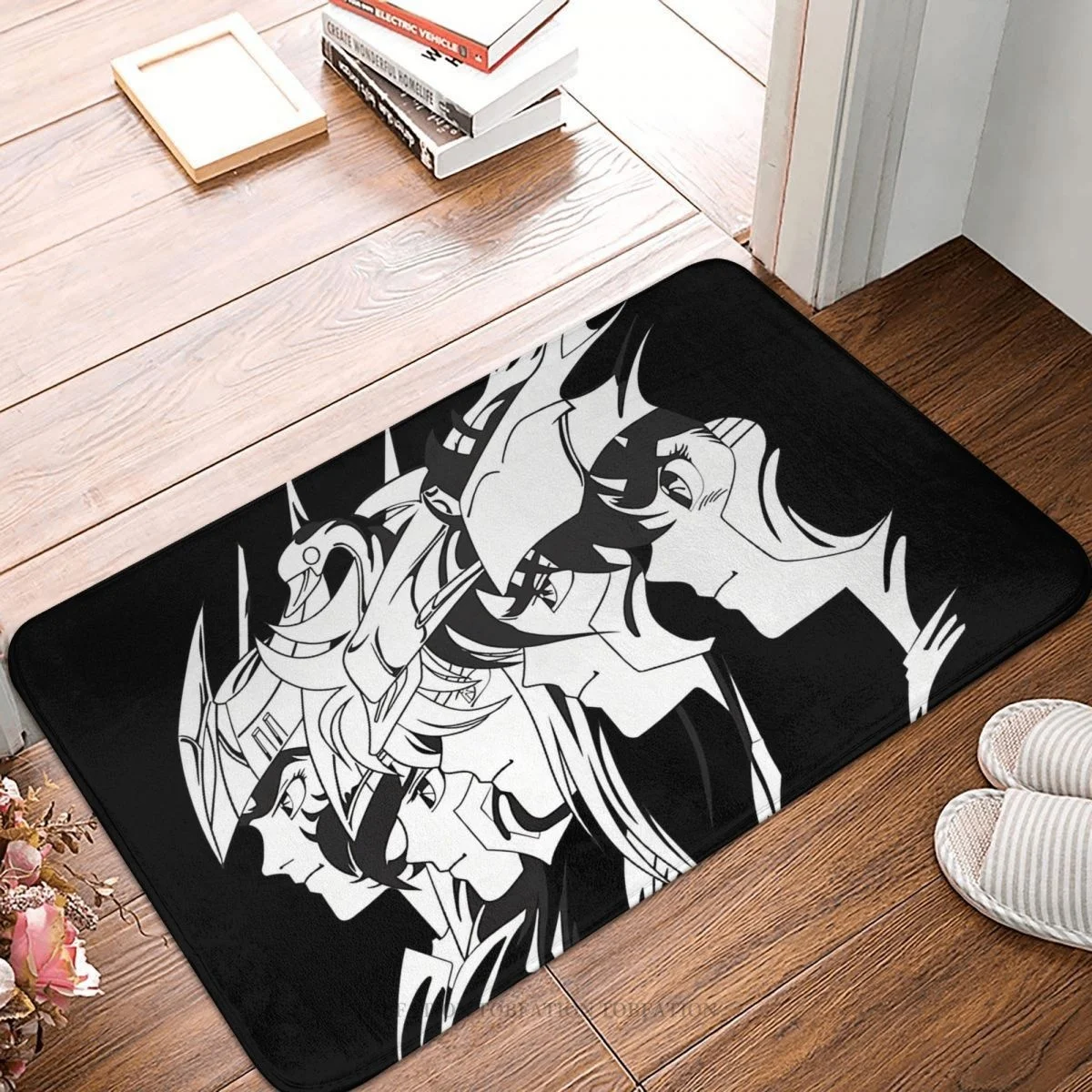 

Anime Saint Seiya Shiryu Non-slip Doormat Bath Mat Bronze Knights Balcony Carpet Entrance Door Rug Indoor Decor