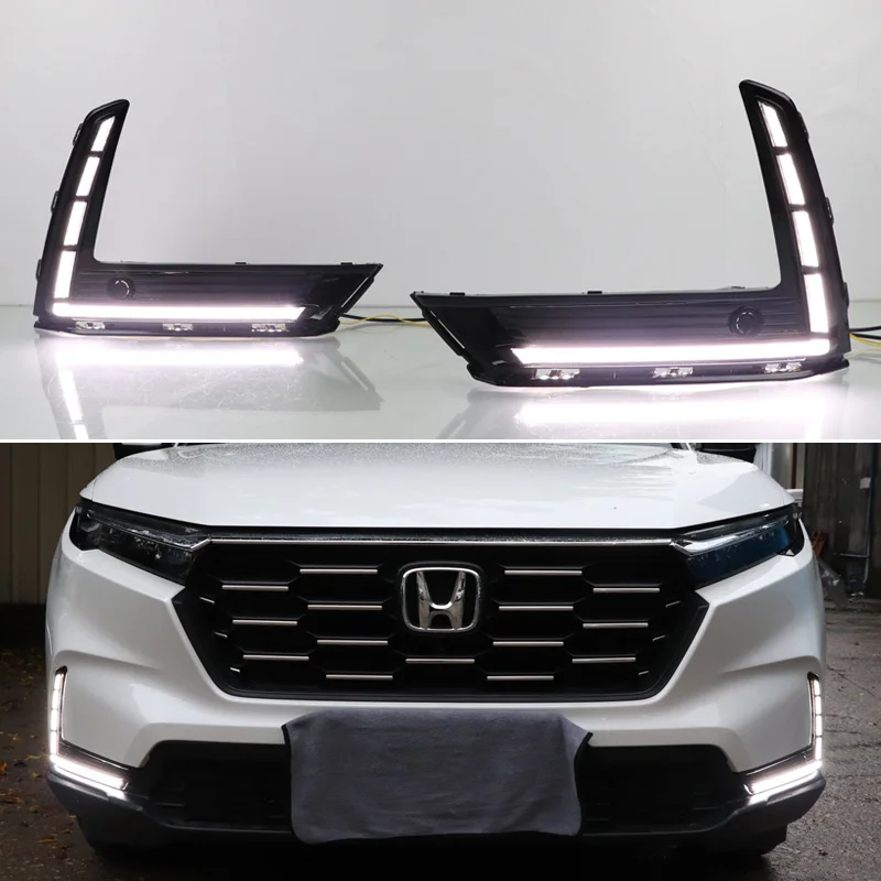 

Дневные ходовые огни желтого цвета, 12 В, для Honda светодиодный CRV 2023