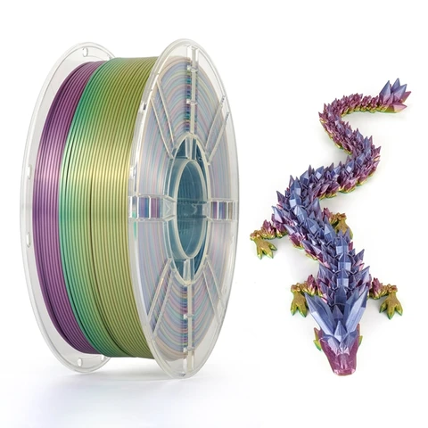 KINGROON PLA шелковая радужная нить для 3D-печати 1, 75 мм