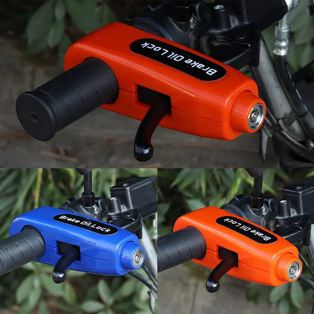 Замок на руль велосипеда скутера водонепроницаемый с защитой от ржавчины