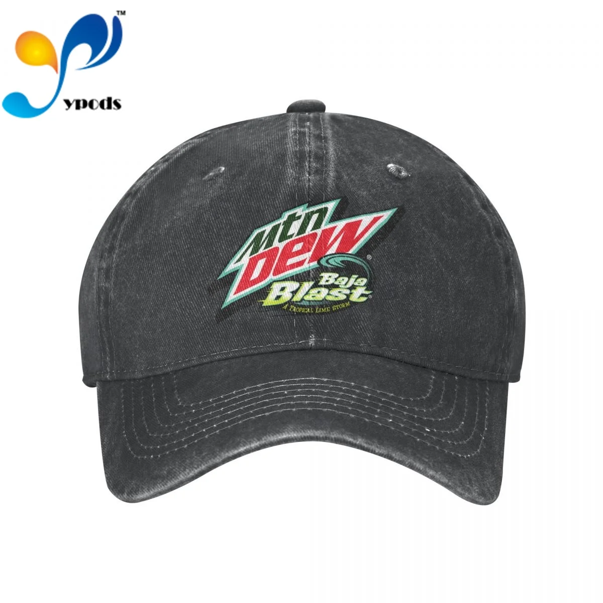 

Mtn_Dew_Baja_Blast_2009 Women Men Cotton Baseball Cap Unisex Casual Caps Outdoor Trucker Snapback Hats