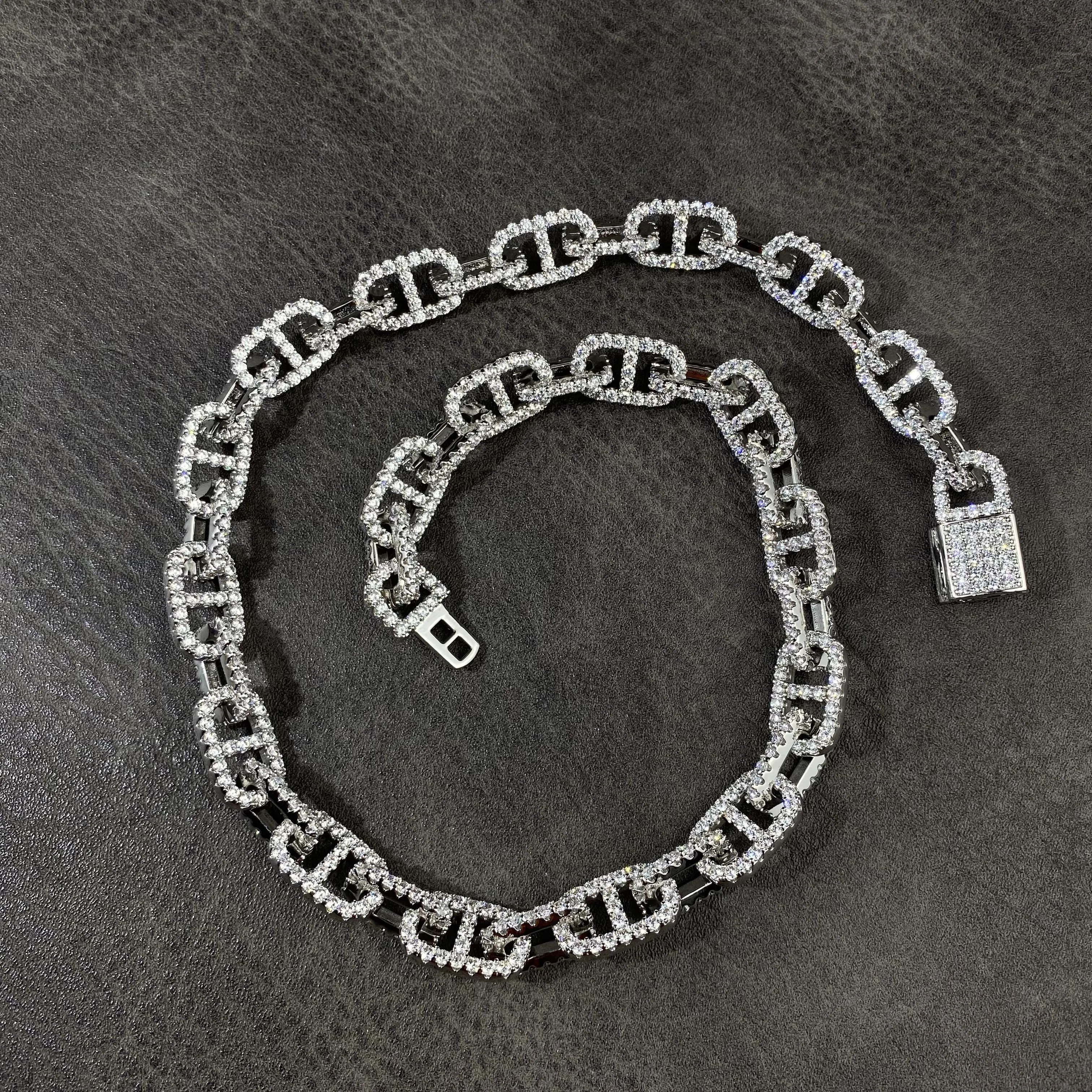 Мужская позолоченная цепочка в виде свиньи 11 м