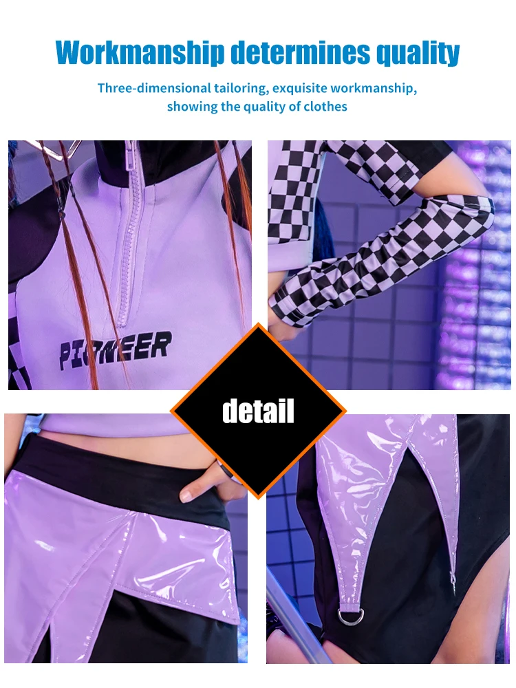 Костюм ZZL K-PoP для девочек модный костюм джазовых танцев детский представлений и