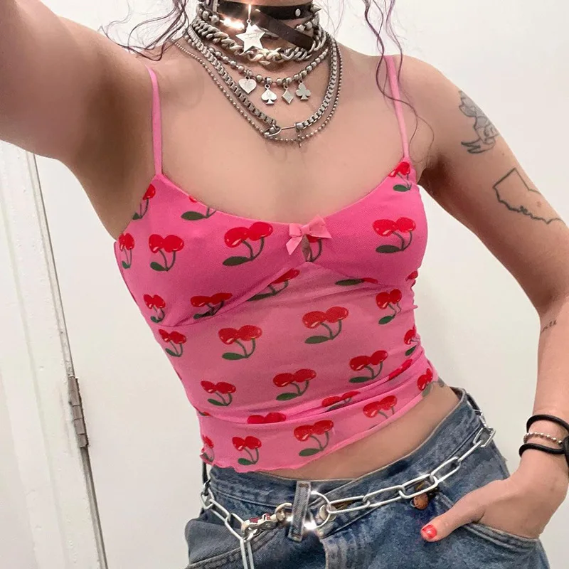 

European and American women's new 2022 spring fashion wrap chest sexy bow leopard print halter belt vest 17