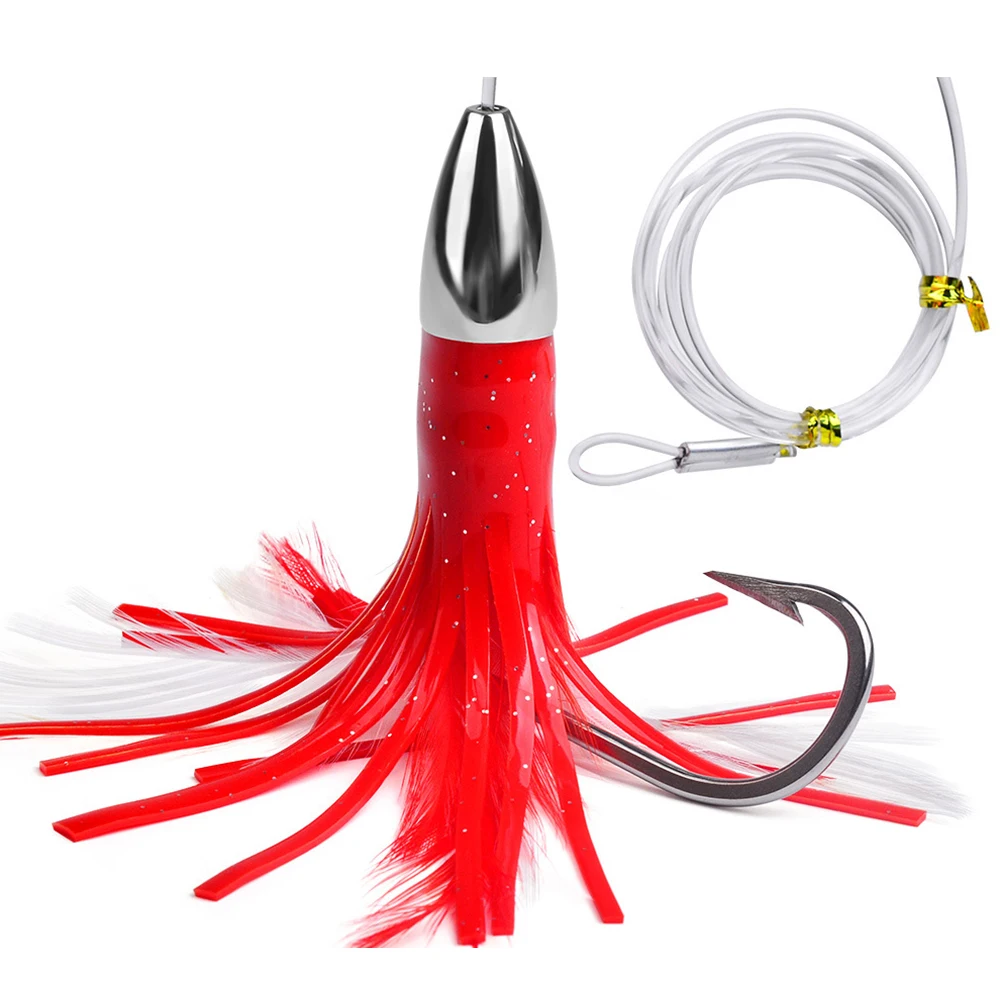 Big Game Fishing Offshore Lure Catch Eared Mackerel Гигантский Марлин Kingfish 4 цвета в наличии