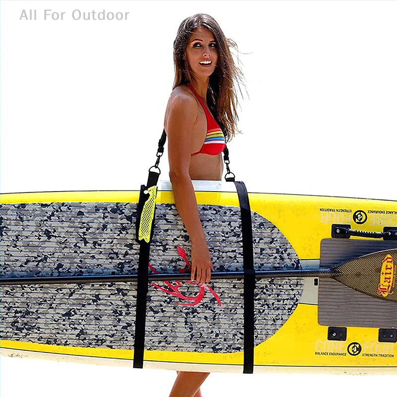 

1 set Adjustable Carry Sling Stand Up Surfing Surf Paddle Board Carrier Surfboard Shoulder Strap Wakeboard Surfing Accessories