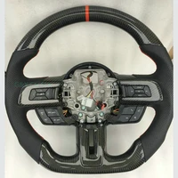 100 real carbon fiber steering wheel for ford mustang 2015 2017