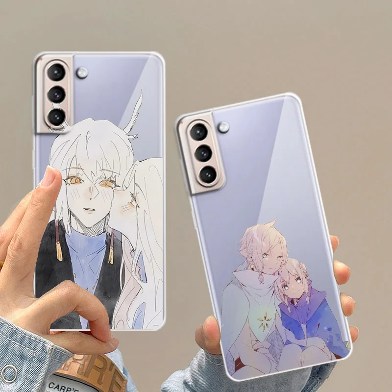 

Sky Children of the Light Phone Case For Samsung S8 S9 S10 S20 S21 S22 Plus 4G S10e 5G Lite Ultra FE luxury Transparent Back
